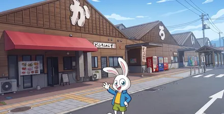 鳥取港海鮮市場かろいち（イラスト）